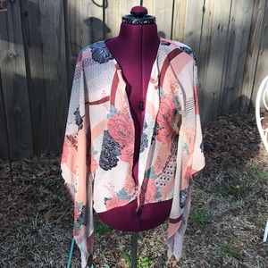 Cute sheer cardigan wrap size medium rue 21